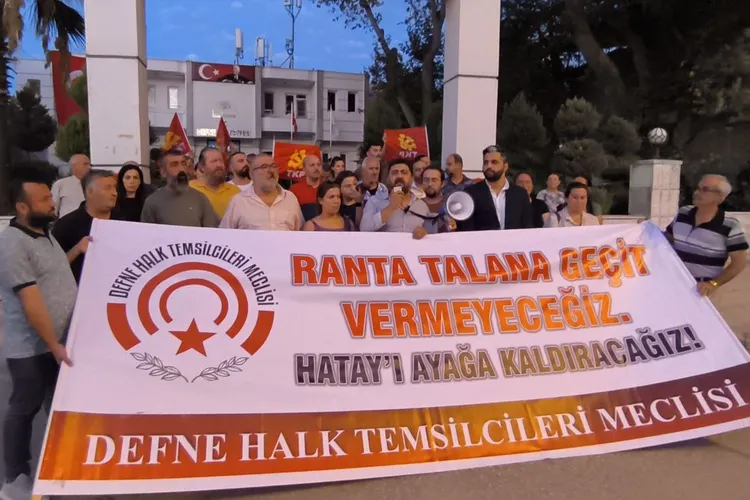 Hatay Defne’den ‘bankamatik memurları’na tepki!